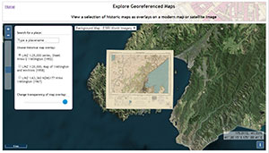 OpenLayers Viewer for displaying georeferenced maps with transparency slider