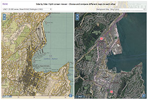 OpenLayers Split-screen Viewer for comparing georeferenced maps to each other