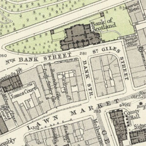 Old Glasgow Street Maps Town Plans / Views, 1580S-1940S - National Library Of Scotland