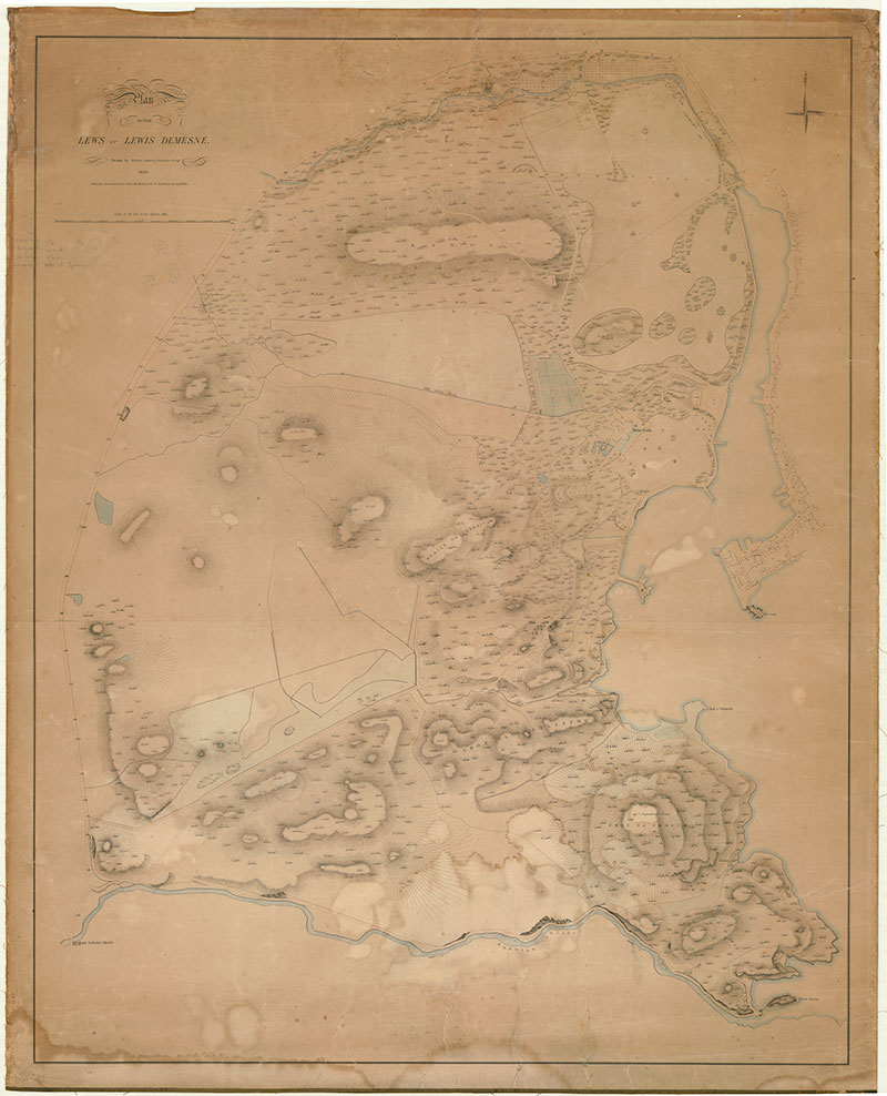 Plan of the Lewis Demesne / drawn by William Ogburn, Ordnance Survey 1850